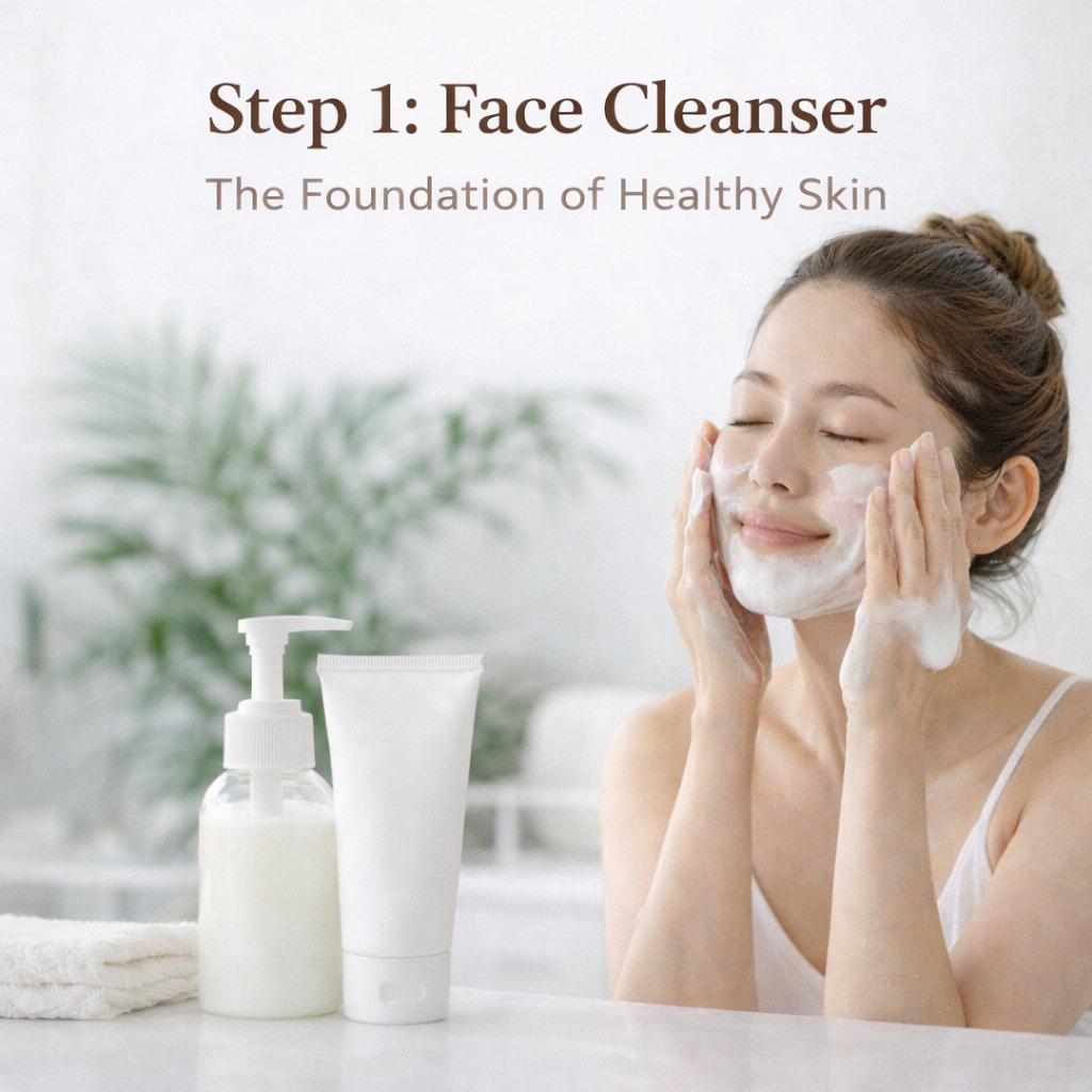 Step 1 Face Cleanser – The Foundation of Healthy Skin